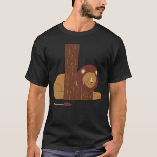 Camiseta Cartas para niños L Alphabet ABC aprendiendo safar