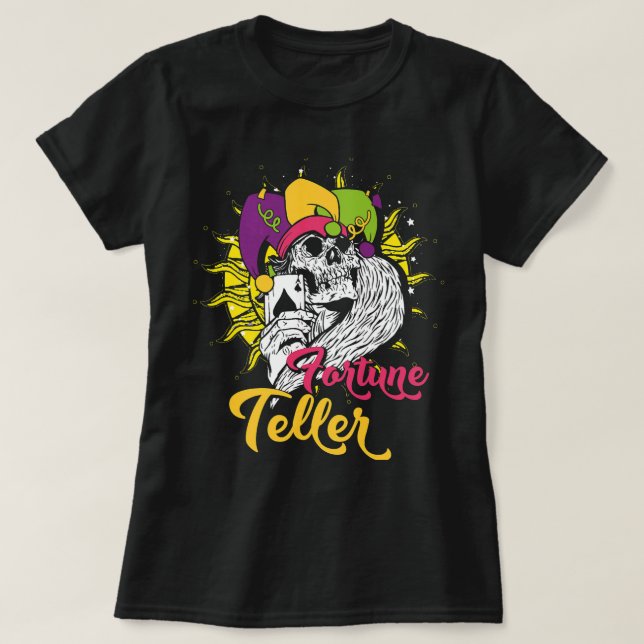 Camiseta Cartas Tarot de Fortune Teller Magic Occult (Diseño del anverso)