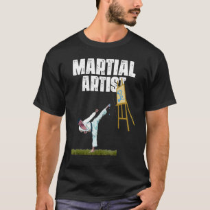 Camiseta Cartel De Artistas Marciales Y Karate De Artistas