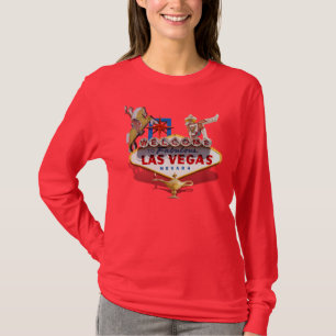 Camiseta Cartel de bienvenida de Las Vegas/Dejando Las Vega