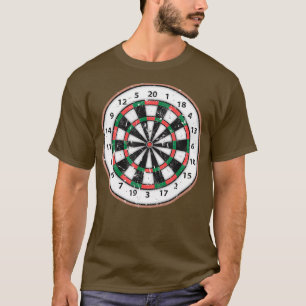 Camiseta Cartel De Bullseye Para Un Club De Jugadores Dardo