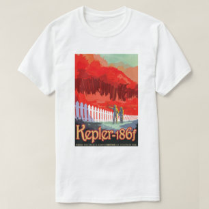 Camiseta Cartel de ciencia ficción de viajes futuros de la 