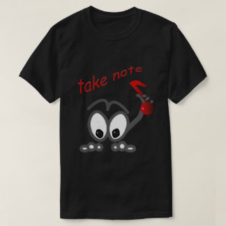 Camiseta Cartel de compositor de música de la hoja