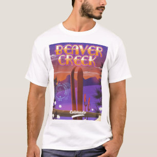 Camiseta Cartel de esquí de Beaver creek Colorado