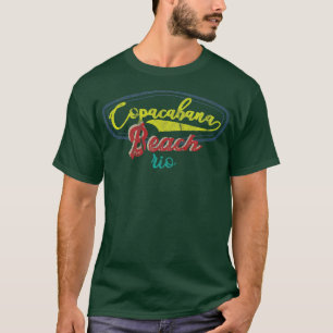 Camiseta Cartel de insignia de diseño de la playa de Copaca