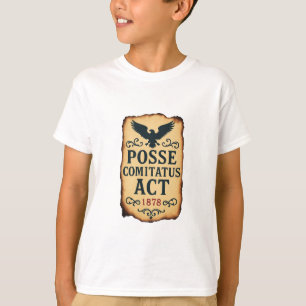 Camiseta Cartel de la época de la Posse Comitatus Act 1878