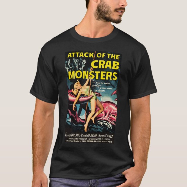 Camiseta Cartel de la película de terror "Crab" (Anverso)