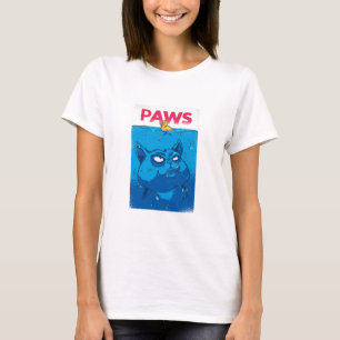 Camiseta Cartel de parodia de película de terror Paws