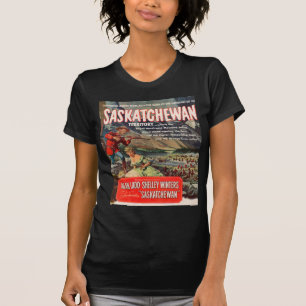 Camiseta Cartel de película 1954 de Saskatchewan