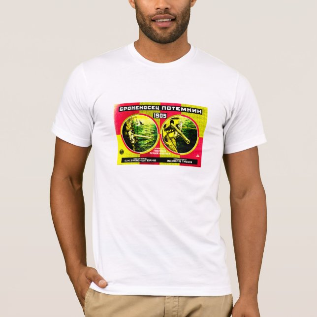 Camiseta Cartel de película del ruso de Potemkin (Anverso)