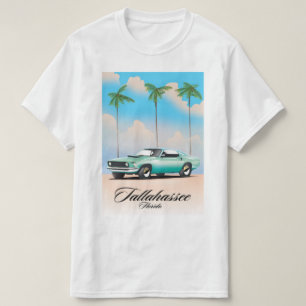 Camiseta Cartel de Tallahassee Florida Travel.