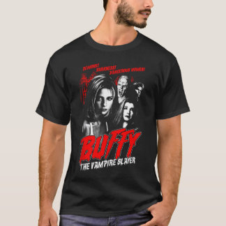 Camiseta Cartel de terror vintage de Buffy la cazavampirosV
