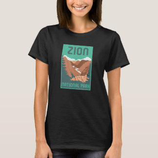 Camiseta Cartel de vacaciones al estilo de Zion National Pa