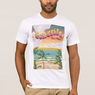 Camiseta Cartel de vacaciones en la playa de Tenerife