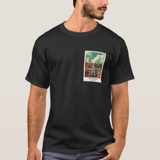 Camiseta Cartel de viaje a Bruselas Bélgica