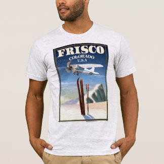 Camiseta Cartel de viaje a Frisco Colorado EE. UU.