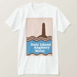 Camiseta Cartel de viaje a Holy Island, Anglesey, Gales