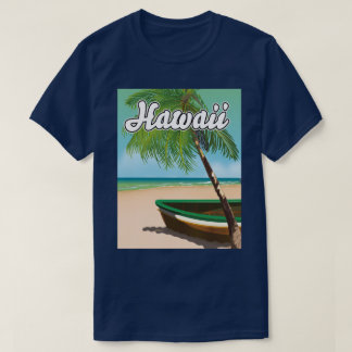 Camiseta Cartel de viaje a la playa tropical de Hawái
