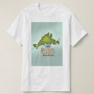Camiseta Cartel de viaje a Martha's vineyard Massachusetts
