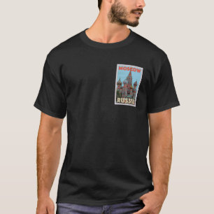 Camiseta Cartel de viaje a Moscú Rusia