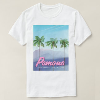 Camiseta Cartel de viaje a Pomona, California EE. UU.