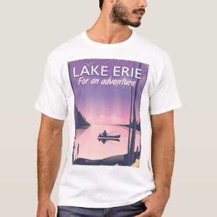 Camiseta Cartel de viaje al lago Erie