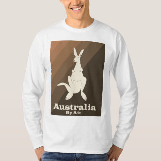 Camiseta Cartel de viaje de Australia By Air canguro.