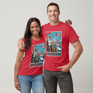Camiseta Cartel de viaje de Canadá