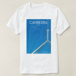 Camiseta Cartel de viaje de Canberra Australia