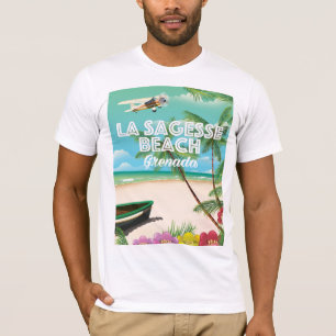Camiseta Cartel de viaje de Granada La Sagesse