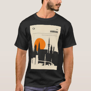 Camiseta Cartel de viaje de la portada del libro de cosecha