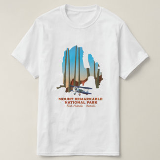 Camiseta Cartel de viaje de Mount Remarkable Australia del