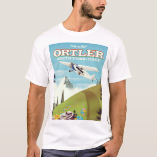Camiseta Cartel de viaje de Ortler - Tirol del Sur - Italia