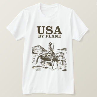 Camiseta Cartel de viaje de vaquero de EE. UU.
