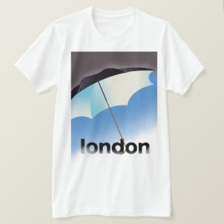 Camiseta Cartel de viaje del paraguas de Londres