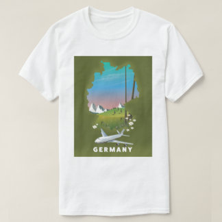 Camiseta Cartel de viaje ilustrado de Alemania