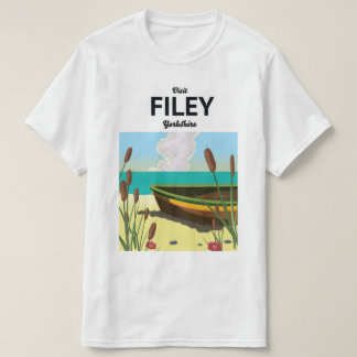 Camiseta Cartel de viaje marítimo de Filey, Yorkshire