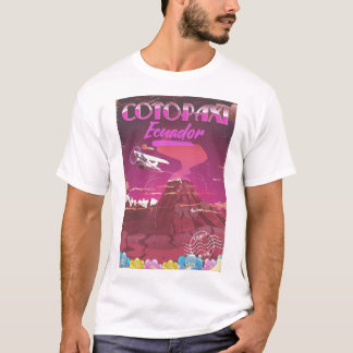 Camiseta Cartel de viaje por CORREO AÉREO Cotopaxi, Ecuador