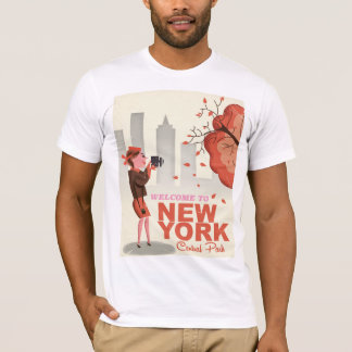 Camiseta Cartel de viaje vintage de Central Park de Nueva Y