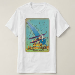 Camiseta cartel de viaje vintage del lago McConaughy.