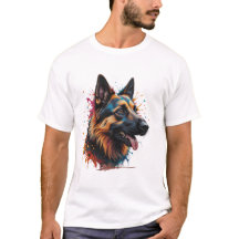 Cartel del pastor alemán Perro Lover T-Shirt
