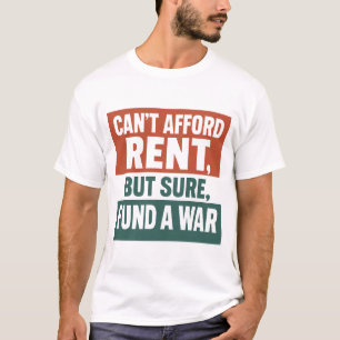 Camiseta Cartel gráfico de sátira política retro vintage
