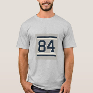 Camiseta Cartel gráfico del Vintage 84 Sports Number
