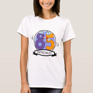 Camiseta Cartel oficial de cumpleaños 85