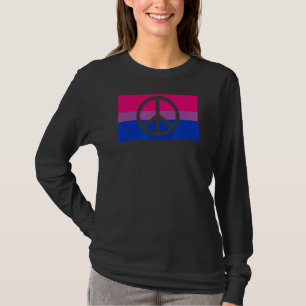 Camiseta Cartel pacifista de protesta contra el bisexual ga