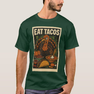 Camiseta Cartel retro de terror vintage Eatacos ee Spookyur