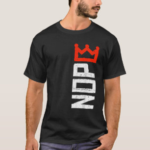 Camiseta Cartel Vertical de Protesta Sin Reyes