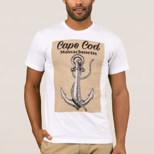 Camiseta Cartel vintage de viaje a Cape Cod Massachusetts