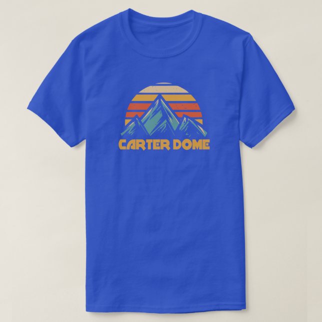 Camiseta Carter Dome New Hampshire Retro Turquoise (Diseño del anverso)