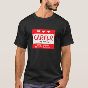 Camiseta Carter Es Mi Nombre Personalizado De Apodos Person
